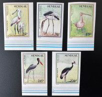 Sénégal 1996 / 1997 Mi. 1463 - 1467 ND IMPERF Oiseaux Menacés Threatened Birds Gefährdete Vögel Faune Fauna - Storks & Long-legged Wading Birds