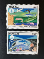 Sénégal 1998 Mi. 1582 - 1583 Année Internationale De L'océan International Year Ocean Jahr Ozeans - Sénégal (1960-...)