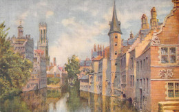 BELGIQUE - BRUGES - Quai Du Rosaire - Carte Postale Ancienne - Brugge