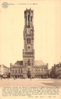 BELGIQUE - BRUGES - Le Beffroi Et Les Halles - Carte Postale Ancienne - Brugge