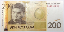 Kyrgyzstan - 200 Som - 2010 - PICK 27a - NEUF - Kirghizistan