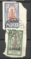 INDE N° 63 CACHET PONDCHERY Sur Fragment / Used - Oblitérés