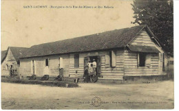 SAINT-LAURENT. - Encoignure De La Rue Des Mineurs Et Rue Mélinon, Rare - Saint Laurent Du Maroni