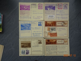 18 VERSCHILLENDE GEBRUIKTE GELE BRIEFKAARTEN - Collections & Lots