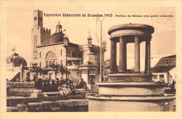 BELGIQUE - BRUXELLES - Exposition Universelle 1910 - Pavillon De Monaco Avec Jardin Hollandais - Carte Postale Ancienne - Expositions Universelles