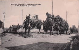 Orgerus - La Place Du Monument  - CPA°J - Autres & Non Classés