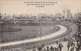 BELGIQUE - BRUXELLES - Exposition Universelle 1910 - Incendie - Vue Générale - Carte Postale Ancienne - Exposiciones Universales