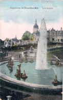 BELGIQUE - BRUXELLES - Exposition Universelle 1910 - Les Bassins - Carte Postale Ancienne - Universal Exhibitions