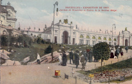 BELGIQUE - BRUXELLES - Exposition Universelle 1910 - Jardins De Bruxelles Et Entrée De La Sect - Carte Postale Ancienne - Exposiciones Universales