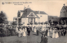 BELGIQUE - BRUXELLES - Exposition Universelle 1910 - Maison Allemande - Carte Postale Ancienne - Wereldtentoonstellingen