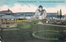 BELGIQUE - BRUXELLES - Exposition Universelle 1910 - Section Allemande Et Jardins Hollandais - Carte Postale Ancienne - Mostre Universali