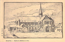 BELGIQUE - BRUXELLES - Eglise Du Sablon En 1700 - Carte Postale Ancienne - Universal Exhibitions