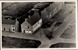 CPA Noordoostpolder Flevoland, Winkelstraat Ens, Fliegeraufnahme - Autres & Non Classés