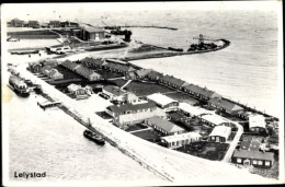 CPA Lelystad Flevoland Niederlande, Blick Auf Den Ort, Fliegeraufnahme - Other & Unclassified