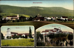 CPA Metzerlen Mariastein Kt. Solothurn Schweiz, Kloster, Kirche, Totalansicht - Metzerlen-Mariastein