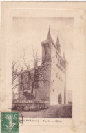 81. SAINT SULPICE. CPA.  FACADE DE L'EGLISE. ANNEE 1912 + TEXTE - Saint Sulpice