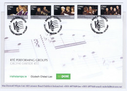 Ireland 2007 RTE Performing Groups Self-adhesive Booklet Issue First Day Cover 19 VI 2007 - FDC