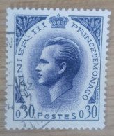 Old Stamp From Monaco, Cancelled, Year 1960, Rainier III, Michel-Nr. 658 - Usados