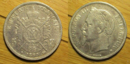 Napoléon III - 5 Francs 1869 BB - 5 Francs