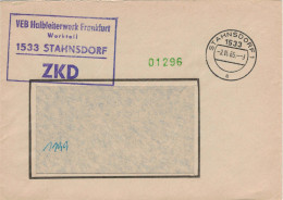 DDR ZKD - 1965 VEB Halbleiterwerk Frankfurt Werkteil 1533 Stahnsdorf - Usines & Industries