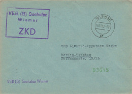 DDR ZKD - 1963 VEB (B) Seehafen Wismar > Elektro-Apparate Treptow - Usines & Industries