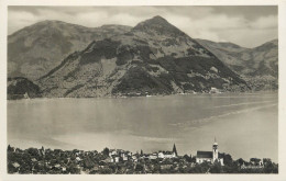 Switzerland Beckenried Panorama Photo Postcard - Beckenried