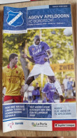 Programme AGOVV Apeldoorn - FC Dordrecht - 15.8.2008 - Jupiler League - Holland - Programm - Football - Libri