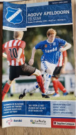 Programme AGOVV Apeldoorn - Telstar - 19.9.2008 - Jupiler League - Holland - Programm - Football - Libros