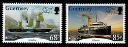 Guernsey 2020 EUROPA CEPT.Ancient Postal Routes.2 ST.MNH - 2020