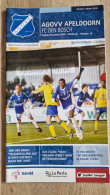 Programme AGOVV Apeldoorn - FC Den Bosch - 30.1.2009 - Jupiler League - Holland - Programm - Football - Libros