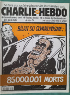 CHARLIE HEBDO 1997 N° 283  MORT DE GEORGES MARCHAIS BILAN DU COMMUNISME 85.000.001 MORTS - Humour