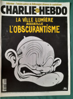 CHARLIE HEBDO 1997 N° 270 LE PAPE A PARIS LA VILLE LUMIERE ACCUEILLE L'OBSCURANTISME - Humour