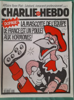CHARLIE HEBDO 1997 N° 280 COUPE DU MONDE DE FOOT DOPAGE LA MASCOTTE DE L'EQUIPE DE FRANCE EST UN POULET AUX HORMONES - Humor