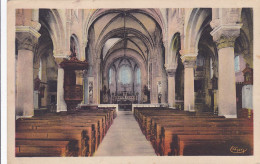 Cpa ( Colorisée )-38 - Roybon -peu Courante- Interieur De L'eglise - Edi Combier - Roybon