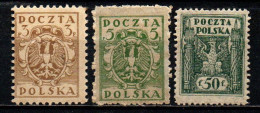 POLONIA - 1919 - Eagle And Fasces - MNH - Nuevos