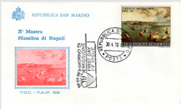SAN MARINO - 1970, Mi.954 - FDC Europe, Bruegel, Stamp Exhibition  (BB082) - Brieven En Documenten