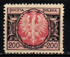 POLONIA - 1923 - Polish Eagle - SENZA GOMMA - Neufs