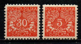 POLONIA - 1919 - Numerals Of Value - MNH - Portomarken