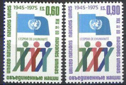 UNO GENF 1975 Mi-Nr. 50/51 A ** MNH - Unused Stamps