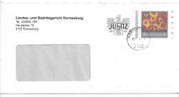 0449o: Österreichs Justiz- Bonusbrief Landes- & BG 2100 Korneuburg (ANK 16, 100.- €) - Korneuburg