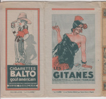 Couverture Protège Livre Publicitaire Gitanes Et Balto. - Tobacco