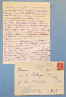 ● L.A.S 1910 Jean-Jules-Antoine LECOMTE DU NOUY Peintre & Sculpteur - Superbe Lettre Autographe à Camille BELLANGER - Maler Und Bildhauer