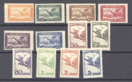 Hongrie  -  Avion  :  Yv  12-23  * - Unused Stamps