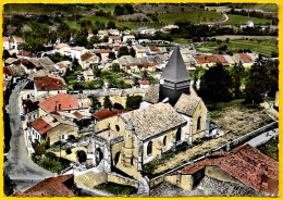 CPSM 52 POISSONS (Vue Aérienne) - L'Eglise Saint-Aignan Bâtie Par Les Moines De St-Urbain Au XVe Siècle - Poissons