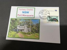 17-7-2023 (2 S 32) Australia - NSW - Fantasy Glades - Port Macquarie (with Cycling Olympic 1992 Sport Stamp) - Covers & Documents