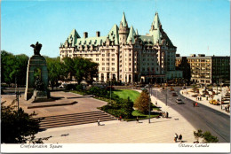 Canada Ottawa Confederation Square Showing War Memorial And Chateau Laurier - Ottawa