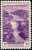 1935 USA Boulder Dam Stamp Sc#774 History Hoover Hydroelectric Power - Wasser