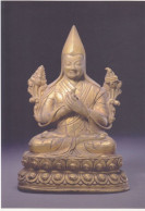 China - Gilt Copper Seated Statue Of Tsongkhapa, Exhibition Of Tibetan Buddhist Relics, Macau Art Museum - Tibet