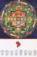 China - Mandala Of Yamantaka, Thangka On Cotton Fabric, Tibetan Buddhist Relic At Yonghe Lamasery, Beijing - Tíbet