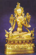 China - Gilt Copper White Tara State, Tibetan Buddhist Relic At Yonghe Lamasery, Beijing - Tíbet